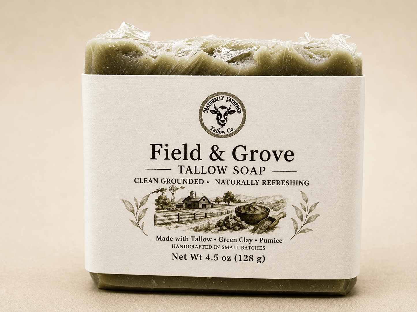 Field & Grove Tallow Soap - Naturally Lathered Tallow Co.