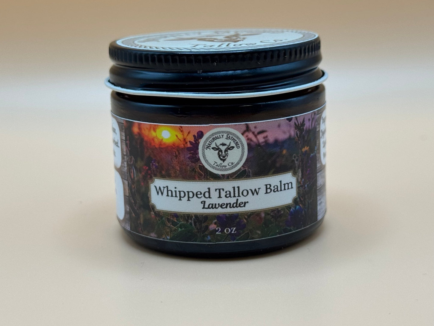 Lavender Whipped Tallow Balm - Naturally Lathered Tallow Co.