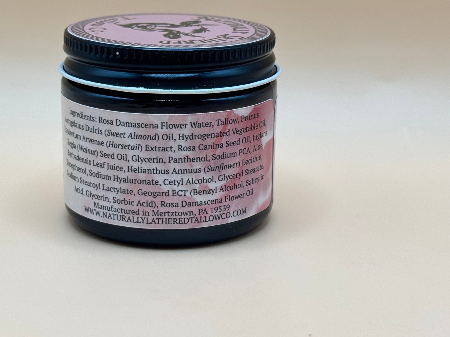 Rose Veil Face Cream - Naturally Lathered Tallow Co.
