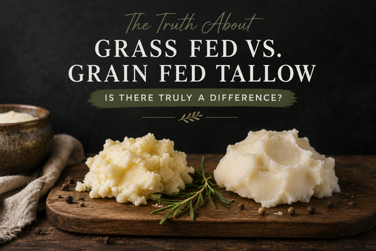 Grass-Fed vs Grain-Finished Beef Tallow: Is there really a difference?