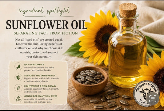 Sunflower Oil in Skincare: Separating Fact from Fiction - Naturally Lathered Tallow Co.