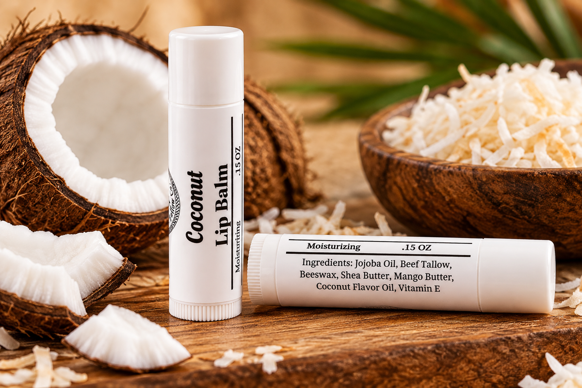 Tallow Lip Balm | Handcrafted Moisturizing Lip Balm