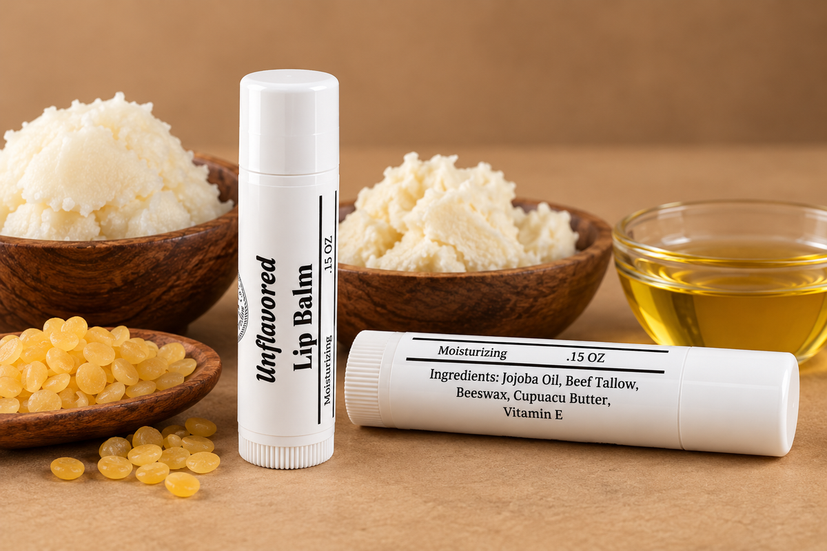 Tallow Lip Balm | Handcrafted Moisturizing Lip Balm