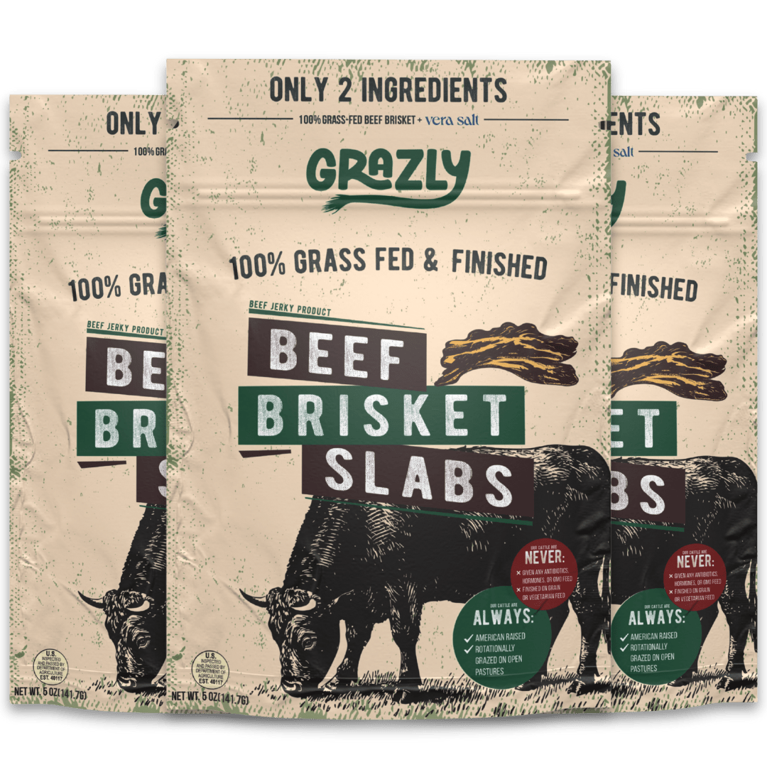 Beef Brisket Slabs - 100% Grass - Fed & Finished - Naturally Lathered Tallow Co.