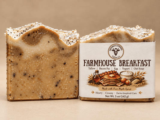 Farmhouse Breakfast Coconut-Free Tallow Soap | Oat, Yogurt & Maple - Naturally Lathered Tallow Co.