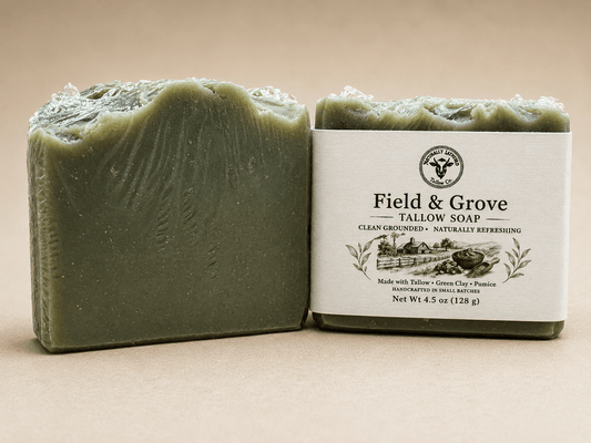 Field & Grove Tallow Soap - Naturally Lathered Tallow Co.