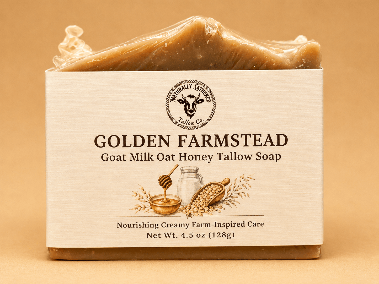 Golden Farmstead Bar Soap - Naturally Lathered Tallow Co.