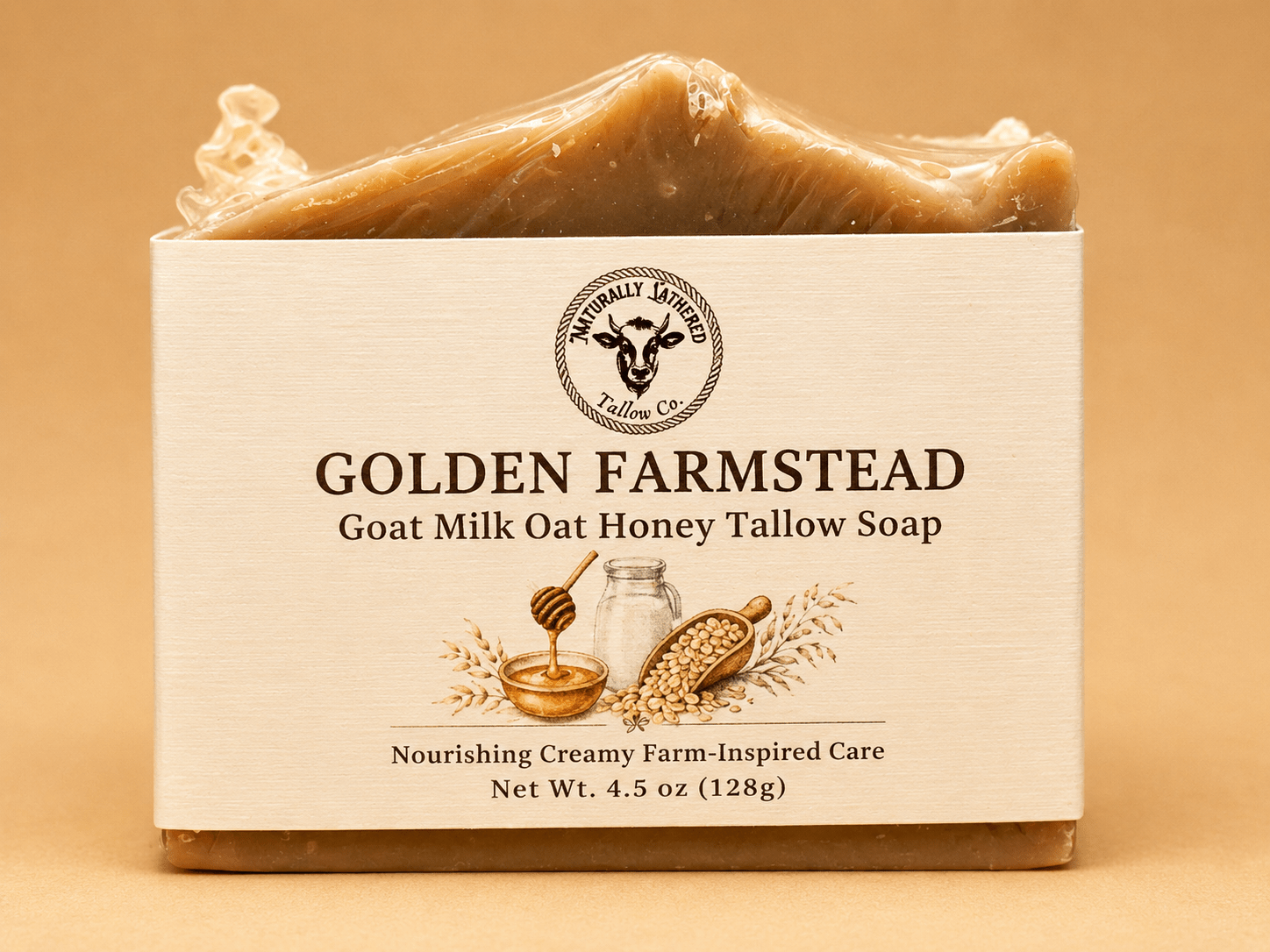 Golden Farmstead Bar Soap - Naturally Lathered Tallow Co.