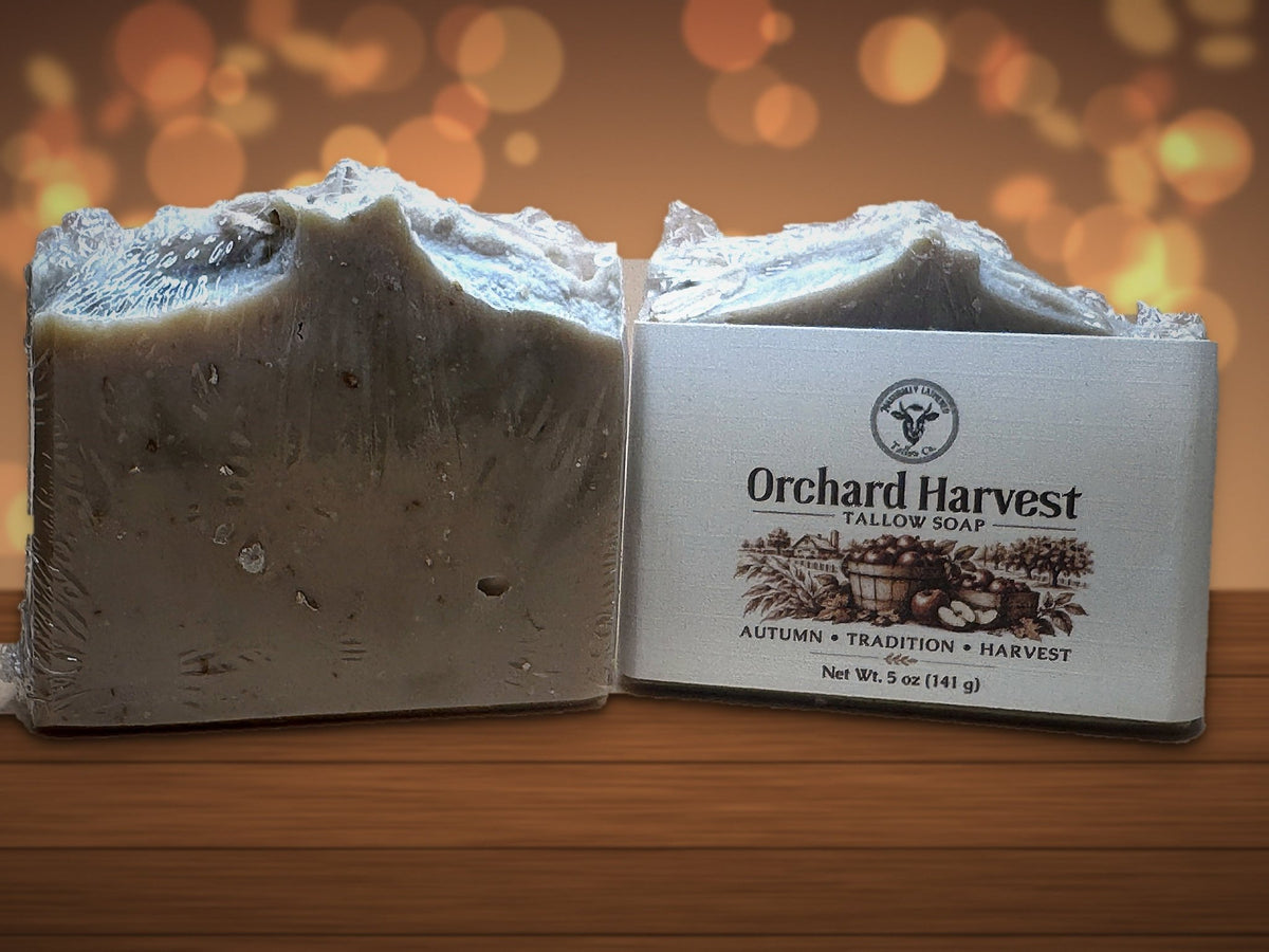 Orchard Harvest Tallow Soap – Goat Milk, Apple & Oatmeal - Naturally Lathered Tallow Co.