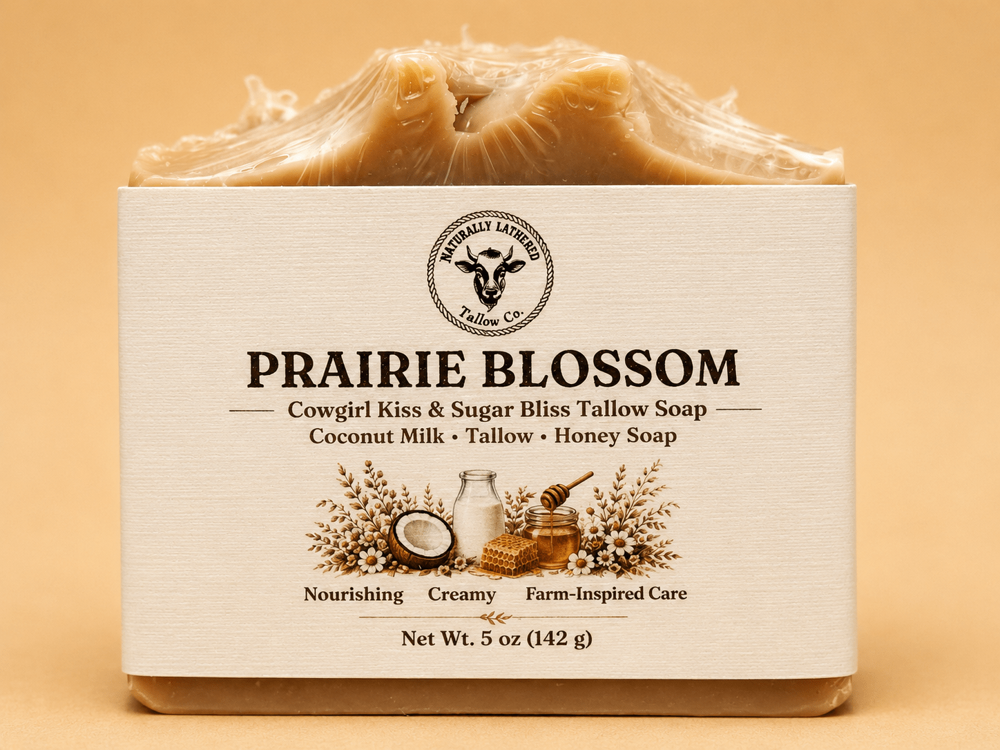 Prairie Blossom Bar Soap - Naturally Lathered Tallow Co.