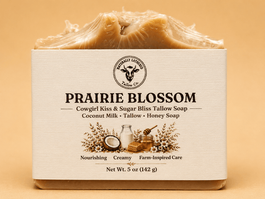 Prairie Blossom Bar Soap - Naturally Lathered Tallow Co.