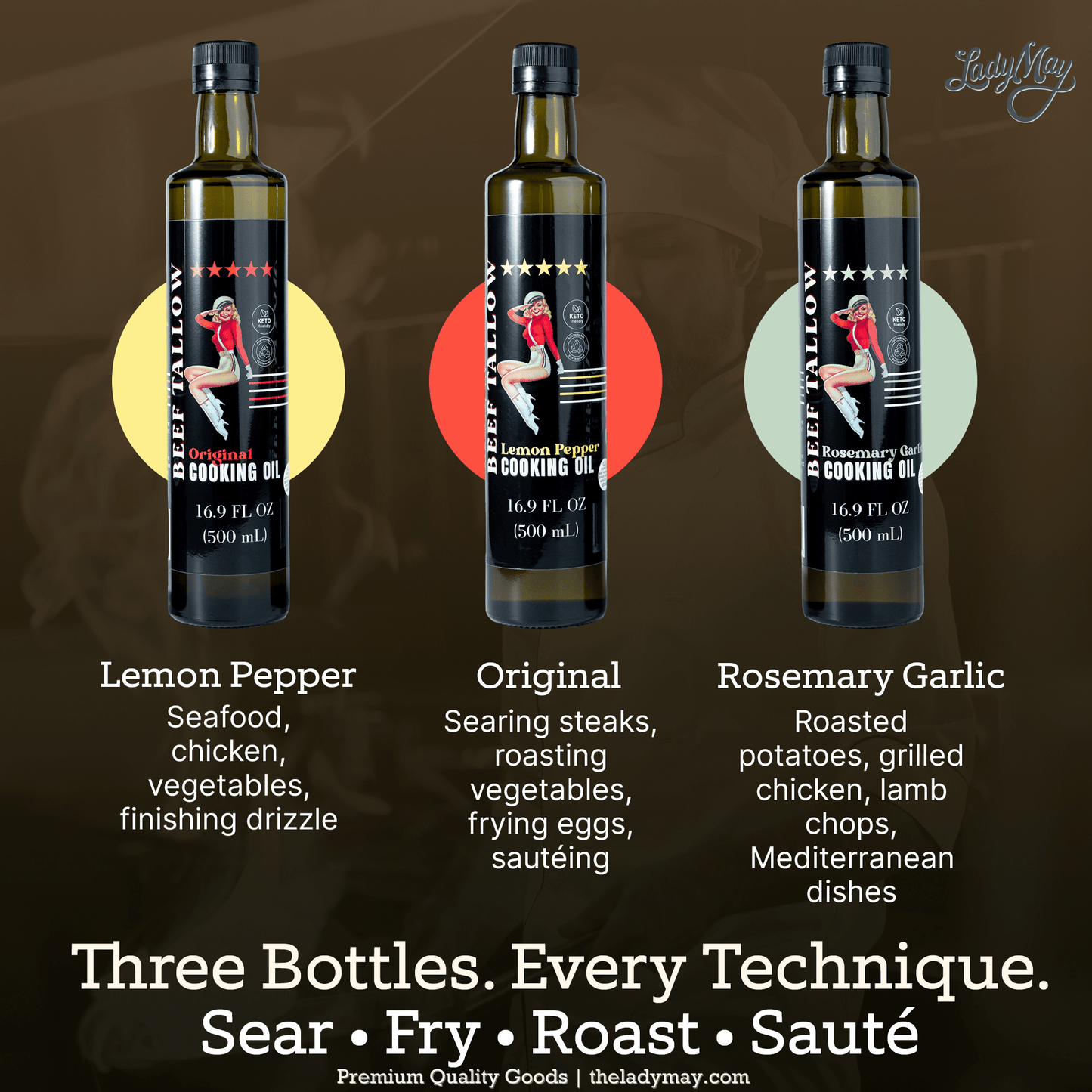 Premium Grass - Fed Beef Tallow Cooking Oil - Restaurant - Proven | Choose Your Flavor - Naturally Lathered Tallow Co.