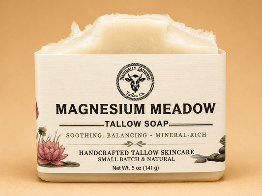 Relaxation Magnesium Soap Bar - Naturally Lathered Tallow Co.