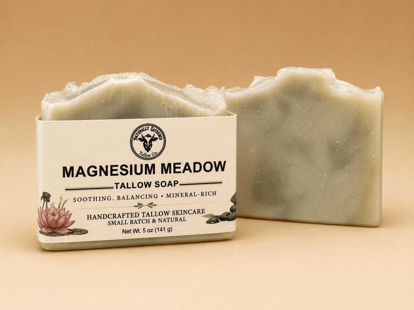 Relaxation Magnesium Soap Bar - Naturally Lathered Tallow Co.