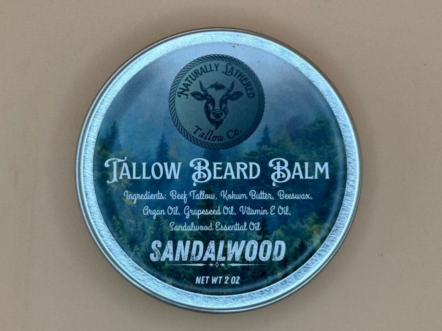Tallow Beard Balm - Naturally Lathered Tallow Co.