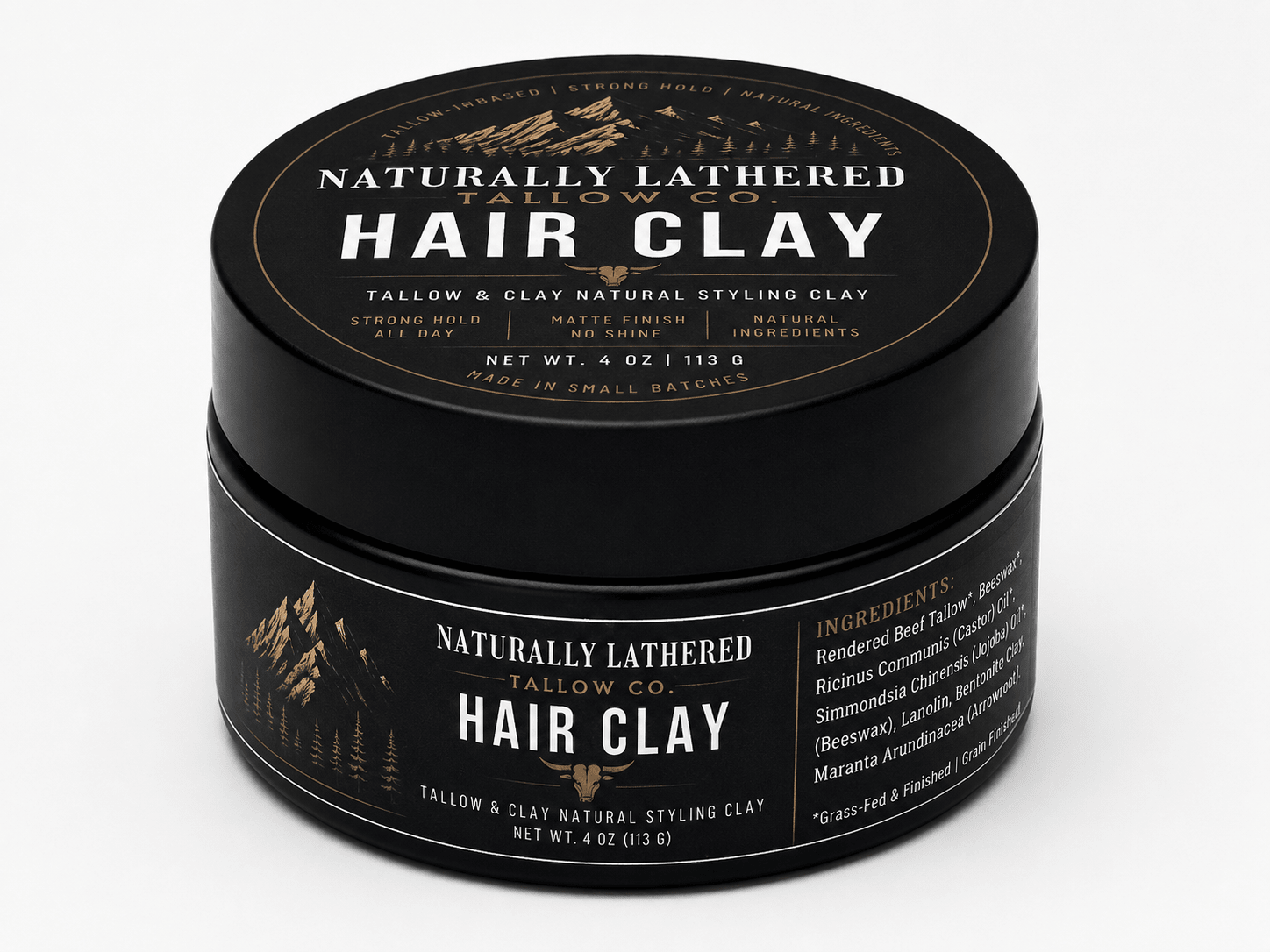 Tallow Hair Clay - Naturally Lathered Tallow Co.