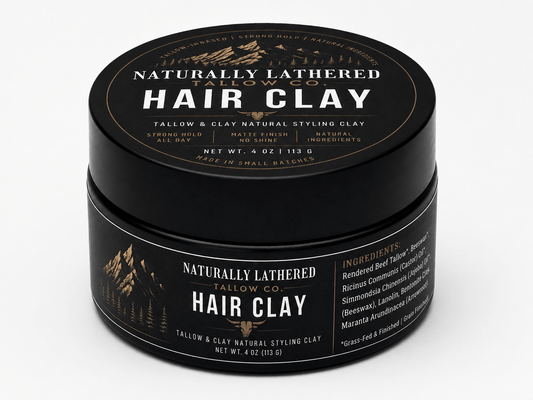 Tallow Hair Clay - Naturally Lathered Tallow Co.