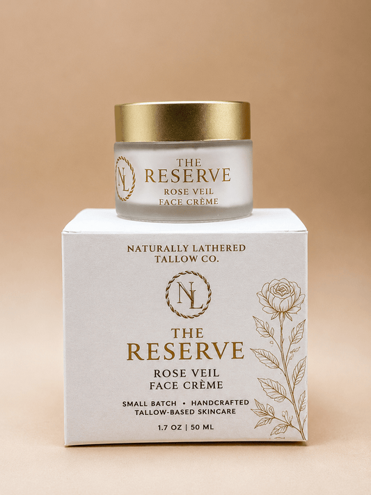 The Reserve Rose Veil Face Crème - Naturally Lathered Tallow Co.