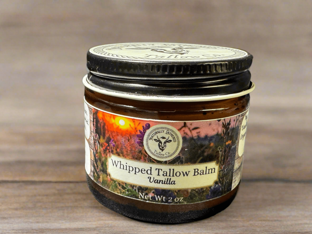 Vanilla Whipped Tallow Balm - Naturally Lathered Tallow Co.